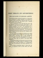 First Essays in Advertising (Signed copy)