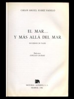El Mar... Y Mas Alla del Mar (Signed copy)