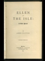 Ellen of the Isle, A New Poem (Signed copy)