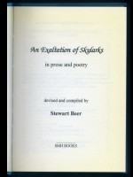An Exaltation of Skylarks in Prose and Poetry (Signed copy)
