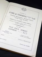 Cope & Timmins Furnishing Brassfoundry Trade Catalogue