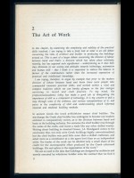 The Art of Work, An Epitaph to Skill (Signed copy)