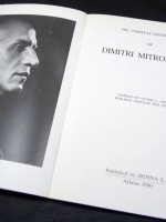 The Complete Discography of Dimitri Mitropoulos (Signed copy)