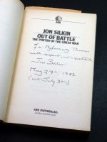 Out of Battle, The Poetry of the Great War (Signed copy)