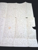 Joseph John Gurney, a handwritten, signed letter to his family from New York, 1838