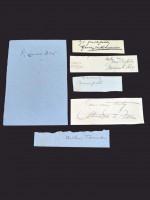 Newlyn School—six painter's autographs