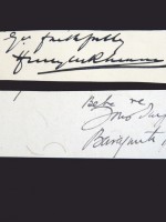 Newlyn School—six painter's autographs