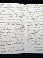 Field Marshal Garnet Wolseley, handwritten letter from Thorold, Canada, 1866