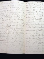 Field Marshal Garnet Wolseley, handwritten letter from Brantford, Canada West, in 1866