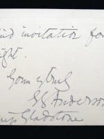 Elizabeth Garrett Anderson, signed postcard dated 1899