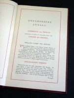 Oxfordshire Annals, 1869 (Signed copy)