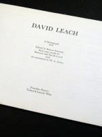 David Leach, A Potter's Life with Workshop Notes (Signed copy)