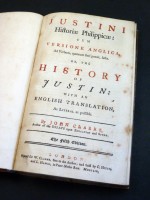 Justini Historiæ Philippicæ: Cum Versione Anglica
