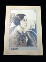 Madame Yevonde signed society portrait photograph