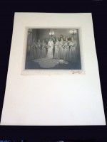 Madame Yevonde signed society wedding photograph