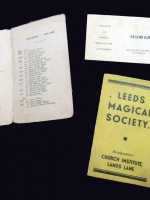 A small collection of a 1930s / 1940s amateur magician's paper ephemera