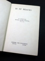 Is It Peace?