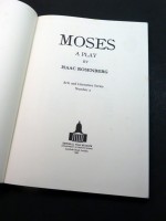 Moses, A Play