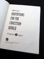 Draper's Book of Quotations for the Christian World