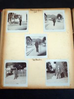 Photograph album, with original images of the Royal Yacht, Louis Mountbatten as a baby