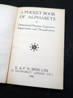 A Pocket Book of Alphabets