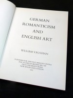 German Romanticism and English Art