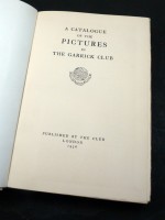 A Catalogue of the Pictures in the Garrick Club