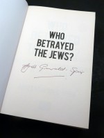 Who Betrayed the Jews? (Signed copy)