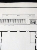 Original Architectural Drawing for a Small Dance Hall