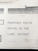 Original Architectural Drawing for a Proposed Youth Hostel in the Lake District