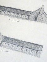 Original Architectural Drawing for a Proposed Youth Hostel in the Lake District