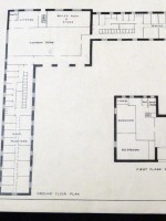 Original Architectural Drawing for a Proposed Youth Hostel in the Lake District