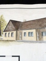 Original Architectural Drawing for an Author's Retreat