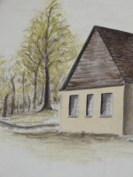 Original Architectural Drawing for an Author's Retreat