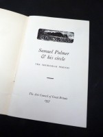 Three books on artist Samuel Palmer