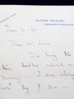 Hugh Walpole, handwritten signed letter