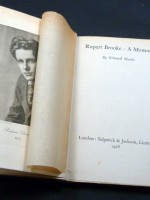 Four books by or about Rupert Brooke