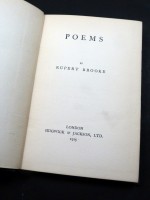 Four books by or about Rupert Brooke