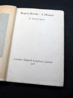 Rupert Brooke, A Memoir