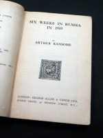 Six Weeks in Russia in 1919