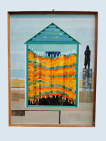 Chalet & Fisherman by David Holt (1968) | David Holt | £250.00