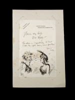 Edward Tennyson Reed, 1904 handwritten letter and cartoon | Edward Tennyson Reed | £200.00